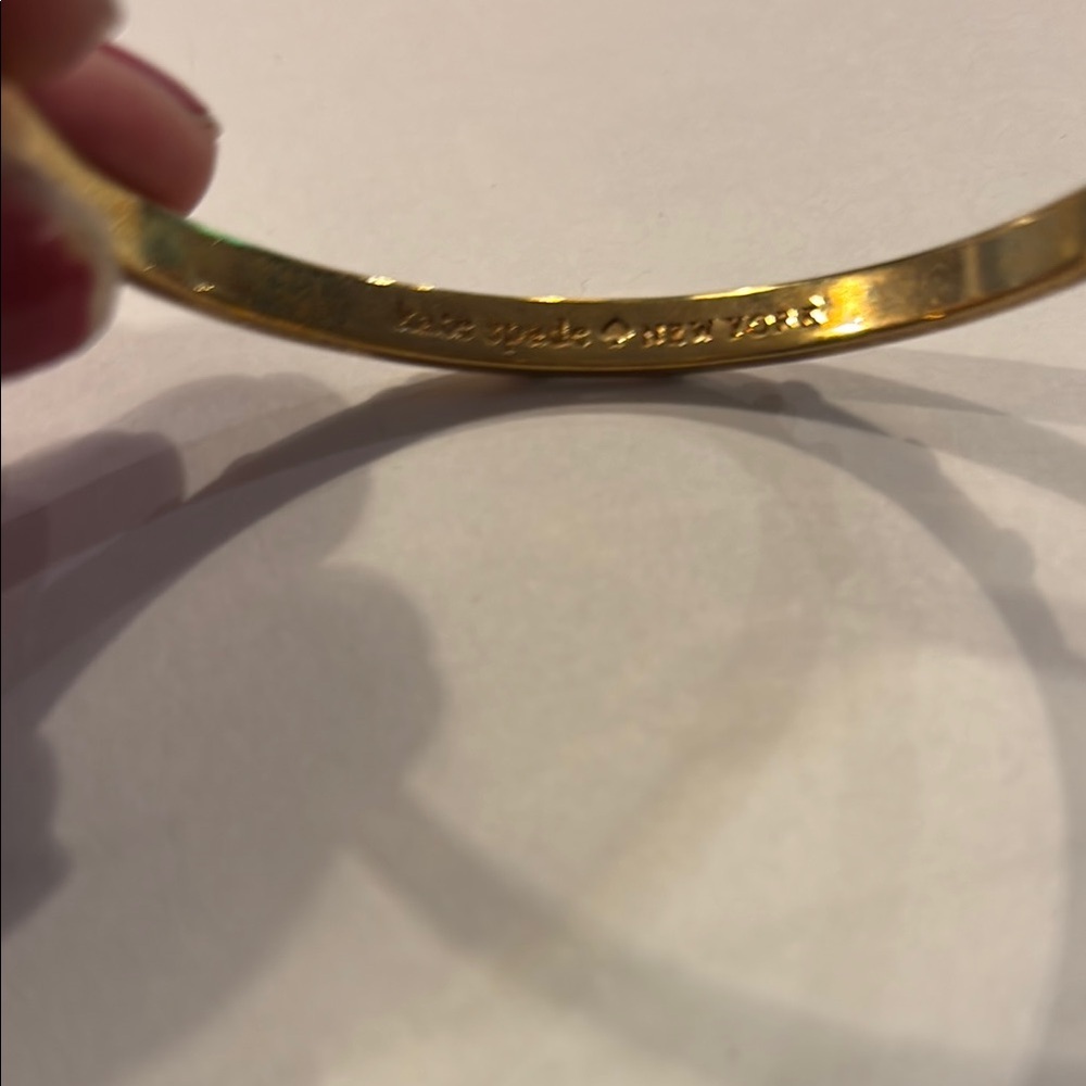 kate spade Gold Minimalist Bangle Bracelet - Picture 3 of 3